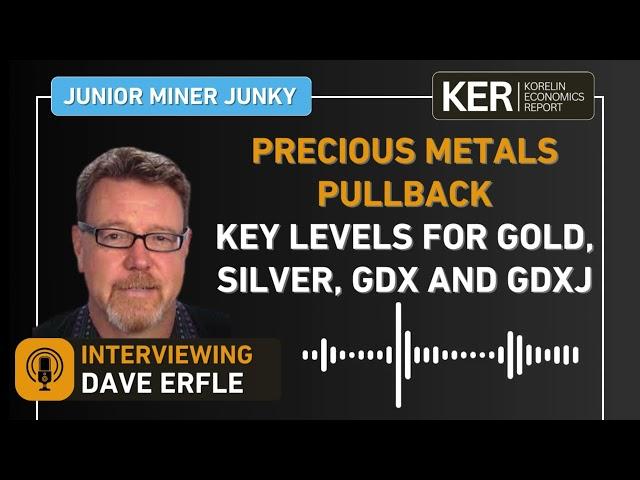 Dave Erfle - Precious Metals Pullback, Key Levels To Watch For Gold, Silver, GDX And GDXJ