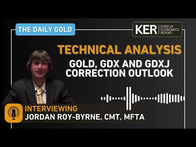 Jordan Roy-Byrne - Technical Analysis: Gold, GDX and GDXJ; Correction Outlook