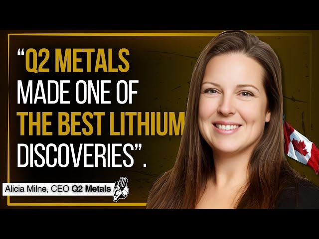 Large Lithium Discovery in Quebec | Q2 Metals CEO Interview